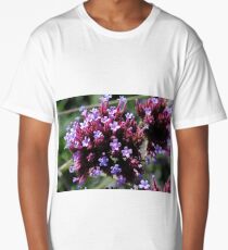 Tiny Purple Flowers Long T-Shirt