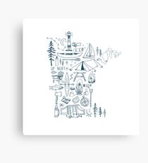 Minnesota Outdoor Collection Metal Print