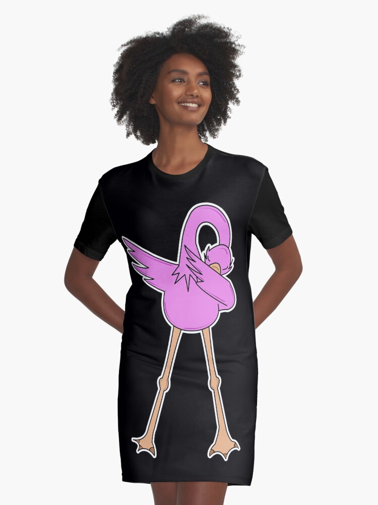 Flamingo Animals Dancing Dab Dance Dabbing Animal T Shirt