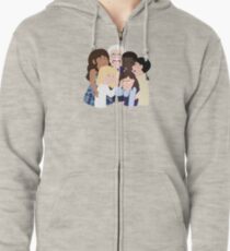 BEST FRIENDSSSSS Zipped Hoodie
