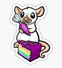 Cake Decorator Rat Sticker