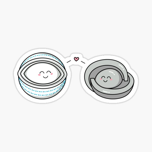 Cute Kawaii Timeless Mothership and Lifeboat Sticker