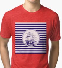 Marine - ship Tri-blend T-Shirt