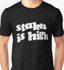 Camiseta unisex Stakes is High - Camisa del tour de réplica De La Soul