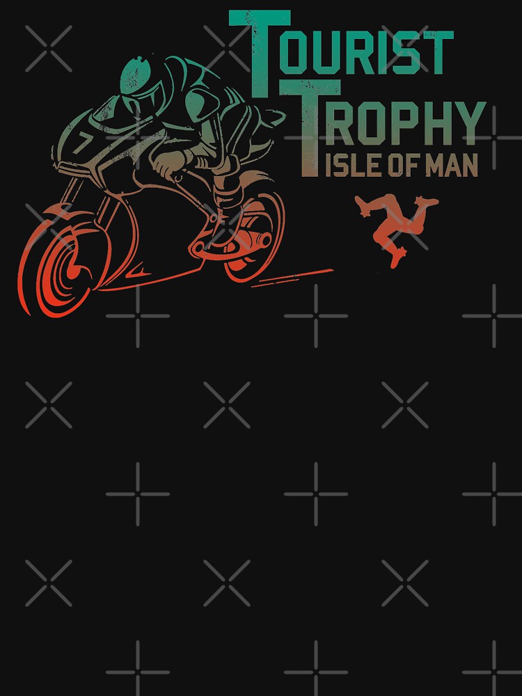 Isle Of Man TT Racing Tourist Trophy Races Classic Vintage Neon by thespottydogg