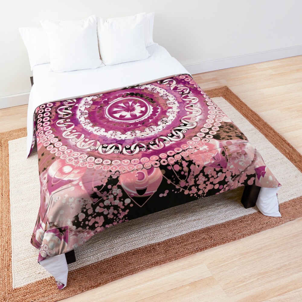 Rose Sea Mandala Comforter