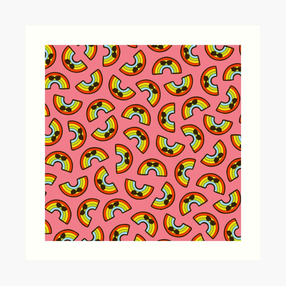Rainbow Pride Pattern Art Print