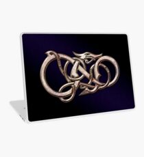 Viking Dragon in metal Laptop Skin