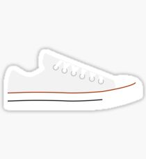 White Sneaker Shoe Sticker