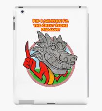 Great Stone Dragon iPad Case/Skin