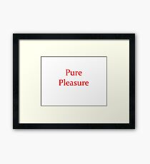 Paramore Pure Pleasure Framed Print