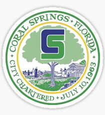 City Seal of Coral Springs, Florida Sticker