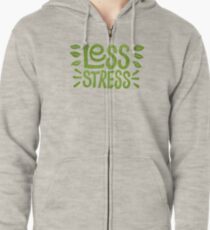 Sudadera con capucha y cremallera Menos estrés