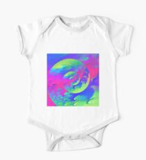 Abstract atmospheric wave One Piece - Short Sleeve