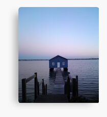 Home Blue Home Canvas Print