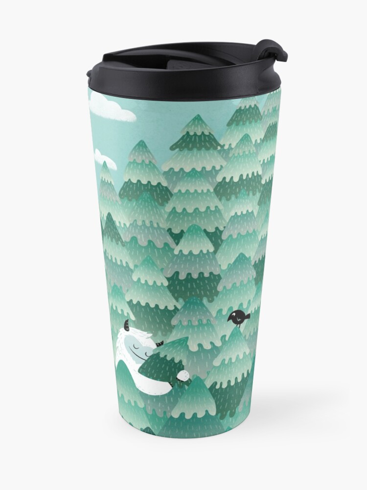 Vista alternativa de Taza de viaje Tree Hugger (versión de primavera y verano)