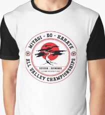 Karate Kid - Herr Miyagi Do Red Variant Grafik T-Shirt