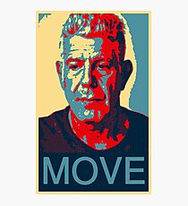Anthony Bourdain famous chef quote Photographic Print