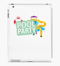 Summer Pool Party iPad-Hülle & Klebefolie