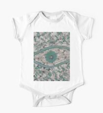 Mankind - Abstract Painting (blue turquoise design) One Piece - Short Sleeve