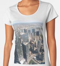 Manhattan, New York, NYC, #Manhattan, #NewYork, #UNC, skyscrapers, #skyscrapers Women's Premium T-Shirt