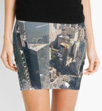 Manhattan, New York, NYC, #Manhattan, #NewYork, #UNC, skyscrapers, #skyscrapers Mini Skirt
