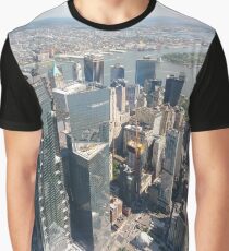 Manhattan, New York, NYC, #Manhattan, #NewYork, #NYC, skyscrapers, #skyscrapers Graphic T-Shirt
