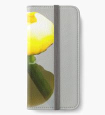 yellow waterlily iPhone Wallet/Case/Skin