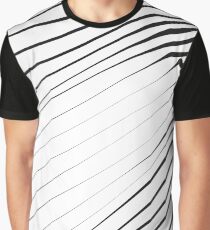 Line art wavy pattern, vector illustration Graphic T-Shirt