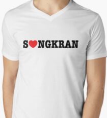 S❤NGKRAN Men's V-Neck T-Shirt