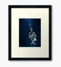 Water Nature Beauty Nude Body Photography Woman Women Photo Framed Print
