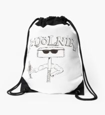 And Who's He Holding? Drawstring Bag