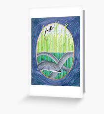 The Scarred Conger Eel Greeting Card