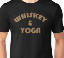 whiskey and yoga t shirt