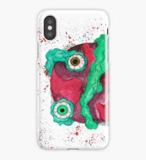 Three eyes planet iPhone Case