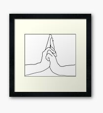 Naruto Konoha signe ナルト Framed Print