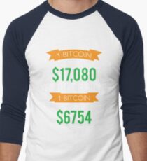 Bitcoins Men's Baseball ¾ T-Shirt