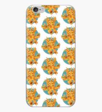 M is for MACREEPY MAC AND CHEESE! (blue) iPhone Case