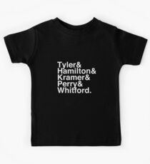 Aerosmith Band Members Typography Kids Tee