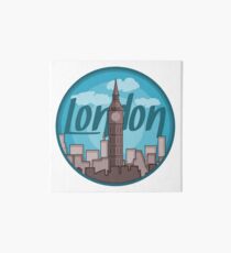 London Skyline Sticker Art Board