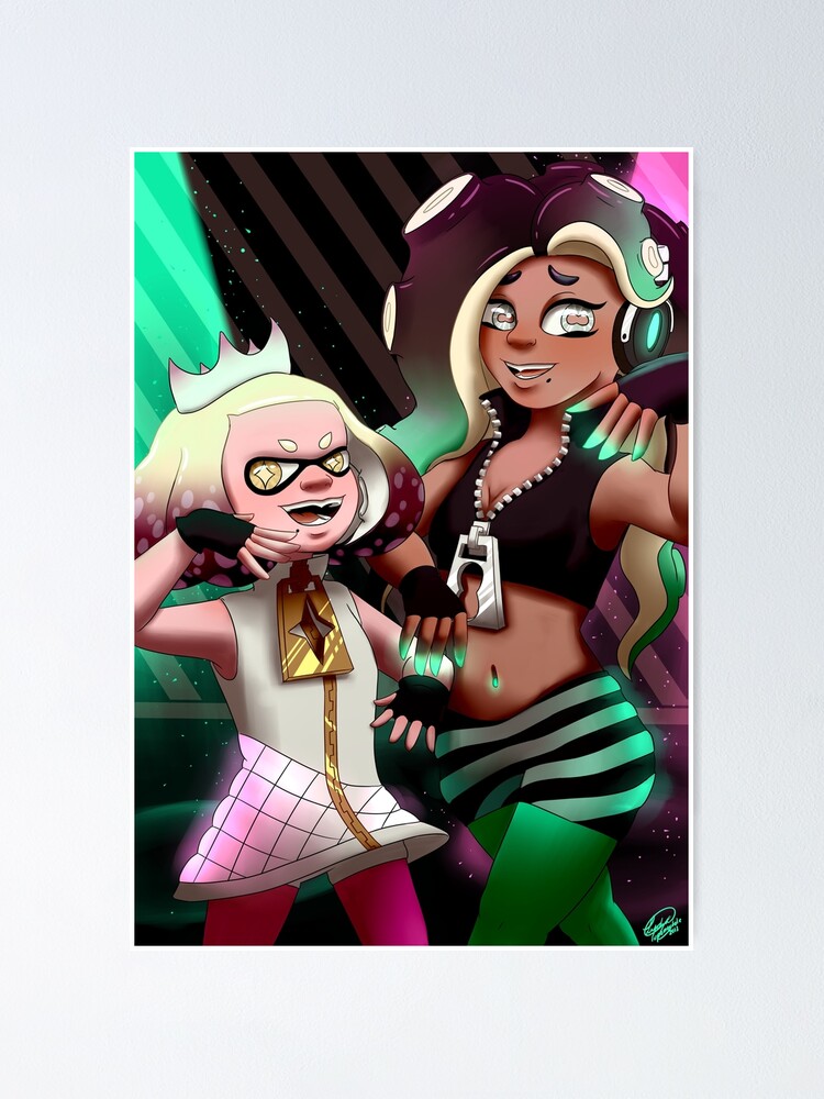 Mkkitech: Splatoon 2 Marina And Pearl Fanart