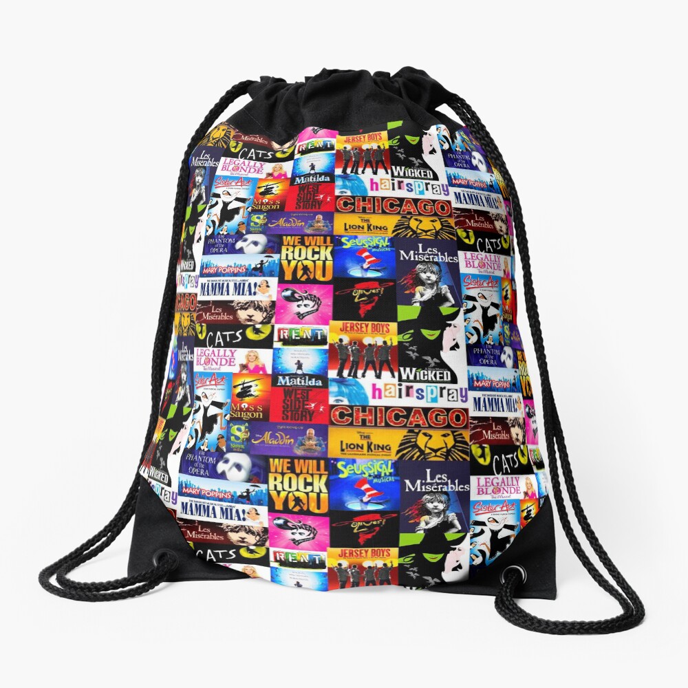 Musicals Drawstring Bag