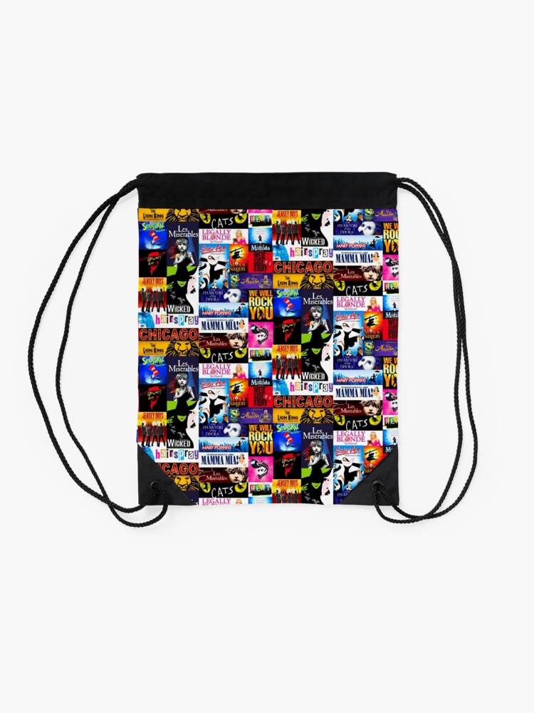 Alternate view of Musicals Drawstring Bag