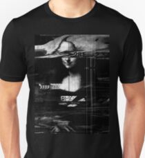 Mona Lisa Glitch Unisex T-Shirt