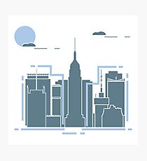 Building and skyscrapers. City view. Architecture. Photographic Print