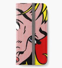 Vinilo o funda para iPhone Cara de niña del arte pop, Roy Lichtenstein