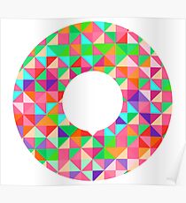 Geometric Circle Round Poster