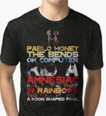 Radiohead albums Tri-blend T-Shirt