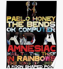 Radiohead albums Poster