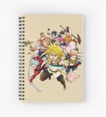 The Seven Deadly Sins Spiral Notebook